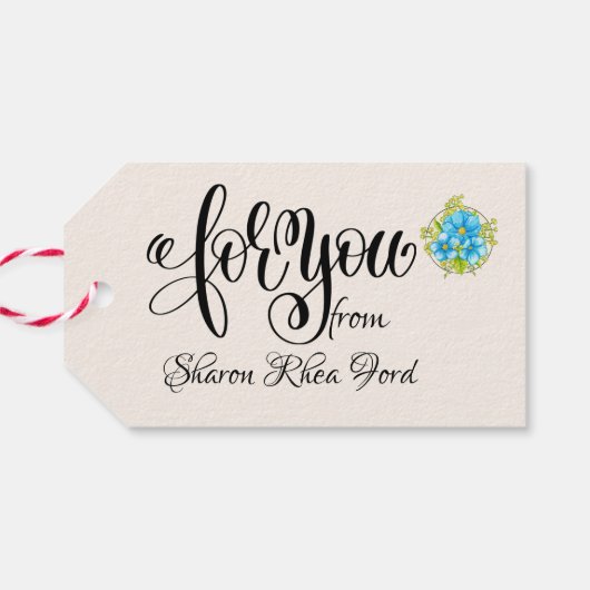  Label met cadeaus afremmen Cadeaulabel (Achterkant Horizontaal)