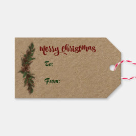 Label met cadeautjes voor feestdagen voor feestdag cadeaulabel