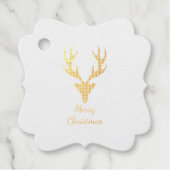 Label met cadeautjes voor kerstcadeaus, geplakt re (Voorkant)