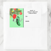 Label met cadeautjes voor kerstfeestdagen (Tas)