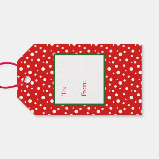 Label met cadeautjes voor kerstmis cadeaulabel (Achterkant Horizontaal)