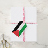 Label met de Palestijnse vlag Cadeaulabel (Met Touw)