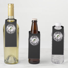 Label met een door muziek aangedreven hanger