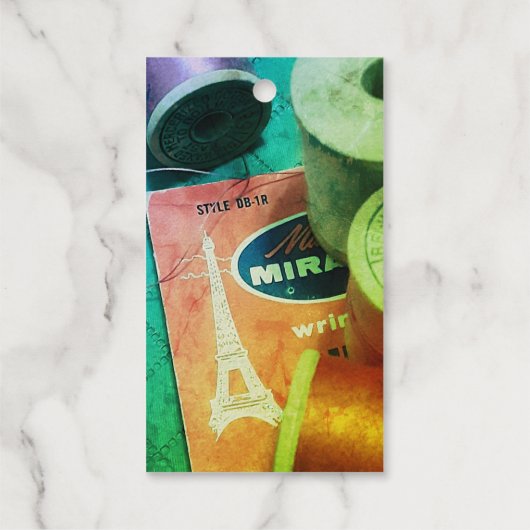 Label met Folie van liefdesnaad (Achterkant)