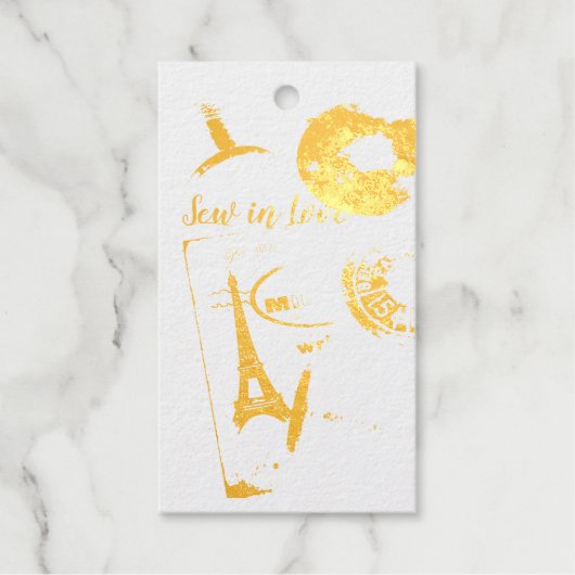 Label met Folie van liefdesnaad (Voorkant)