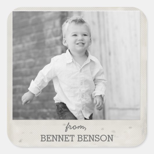  Label met foto's sticker (Voorkant)