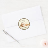 Label met gebarsten brood, vers (Envelop)