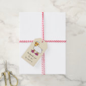 Label met geschenk voor schapenvlees cadeaulabel (Met Touw)