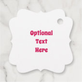 Label met kerstbomen (Achterkant)