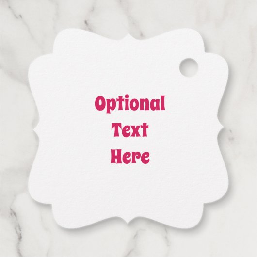 Label met kerstbomen (Achterkant)