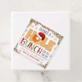 Label met kerstcadeau (In situ)