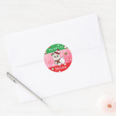 Label met kerstcadeau (Envelop)