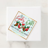 Label met kerstcadeau (In situ)