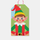 Label met kerstcadeau cadeaulabel (Voorkant)