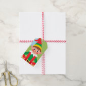 Label met kerstcadeau cadeaulabel (Met Touw)