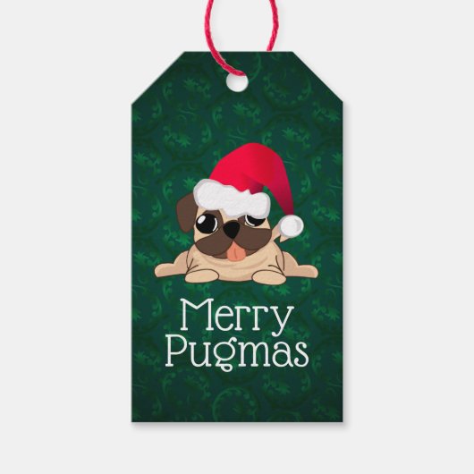 Label met kerstcadeau cadeaulabel (Voorkant)