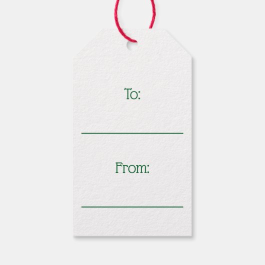 Label met kerstcadeau cadeaulabel (Achterkant)