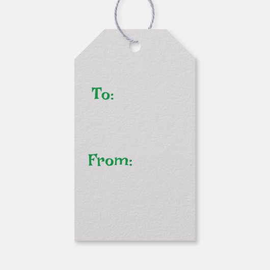 Label met kerstcadeau cadeaulabel (Achterkant)