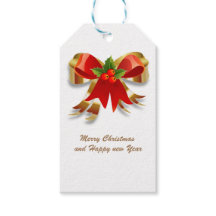 Label met kerstcadeau