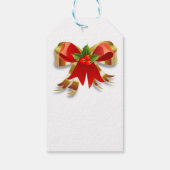 Label met kerstcadeau cadeaulabel (Achterkant)