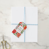 Label met kerstcadeau en handschrift cadeaulabel (Met Touw)