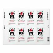 Label met kerstcadeau voor de grote kerstman van B (Full Sheet)