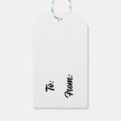 Label met kerstcadeau voor prettige feestdagen cadeaulabel (Achterkant)