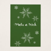  Label met kerstcadeaus in de stijl Angel Visitekaartje (Achterkant)