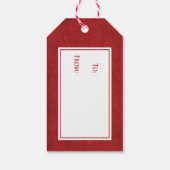 Label met kerstcadeaus voor Keltische bomen Cadeaulabel (Achterkant)