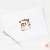  Label met kerstcadeaus voor meisjes en eekhoorns (Envelop)