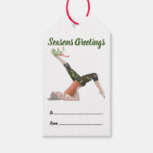 Label met kerstcadeaus voor piloten cadeaulabel (Voorkant)