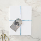 Label met kerstcadeautjes cadeaulabel (Met Touw)