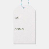 Label met kerstcadeautjes cadeaulabel (Achterkant)