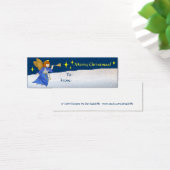 Label met kerstcadeautjes mini visitekaartjes (Bureau)