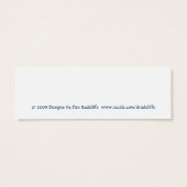 Label met kerstcadeautjes mini visitekaartjes (Achterkant)