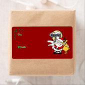 Label met kerstcadeautjes - Noordpoolboeddies (Insitu)