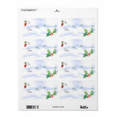 Label met kerstcadeautjes - Stempel, Holly en Berr (Full Sheet)