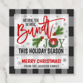 Label met kerstcadeautjes voor kerstcadeautjes (Voorkant)