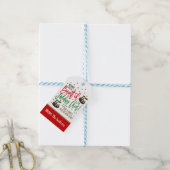 Label met kerstcadeautjes voor kerstcadeautjes cadeaulabel (Met Touw)