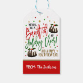 Label met kerstcadeautjes voor kerstcadeautjes cadeaulabel (Voorkant)