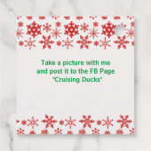 Label met kruisend afval (Achterkant)