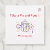 Label met kruisend afval (Achterkant)