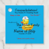 Label met kruisend afval (Voorkant)