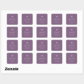 Label met logo witte rand bewerkbare kleur product (Vel)