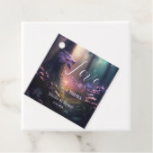 Label met magisch ingerichte bosbruiloft (In situ)