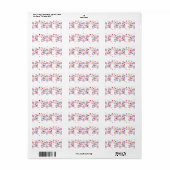 label met meerdere schoen (Full Sheet)