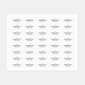 Label met naaitext voor handgemaakte artikelen (Vel)