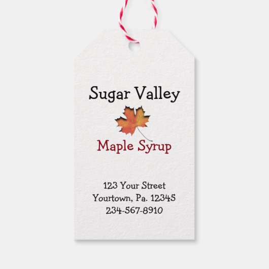 Label met schenkend-Label voor marktleder Cadeaulabel (Achterkant)