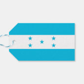 Label met vlag van Honduras Cadeaulabel (Achterkant Horizontaal)