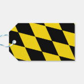 Label met vlag van München Cadeaulabel (Achterkant Horizontaal)